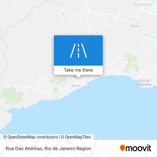 Rua Das Aninhas map