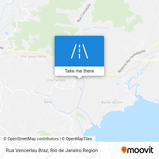 Rua Vencerlau Braz map