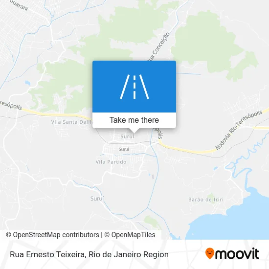 Rua Ernesto Teixeira map