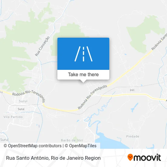 Rua Santo Antônio map