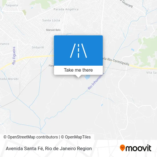 Avenida Santa Fé map