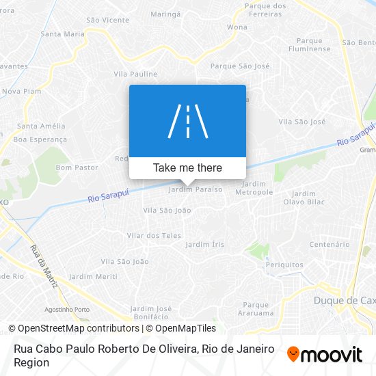 Rua Cabo Paulo Roberto De Oliveira map