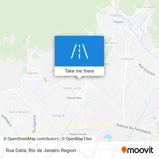 Rua Dália map