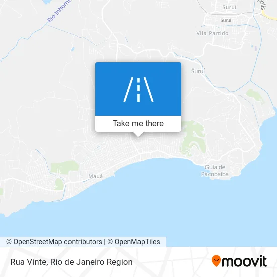 Rua Vinte map