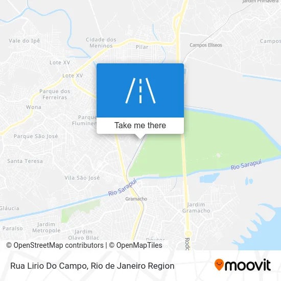 Rua Lirio Do Campo map