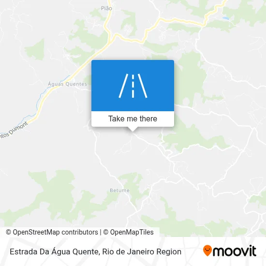 Estrada Da Água Quente map