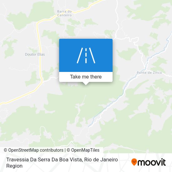 Travessia Da Serra Da Boa Vista map