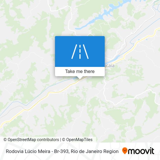 Rodovia Lúcio Meira - Br-393 map