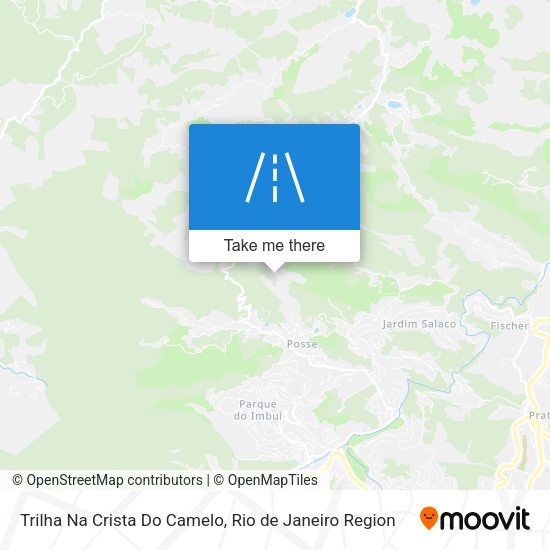 Trilha Na Crista Do Camelo map