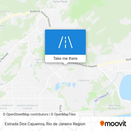 Estrada Dos Cajueiros map