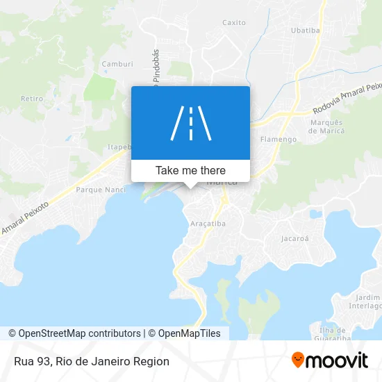 Rua 93 map