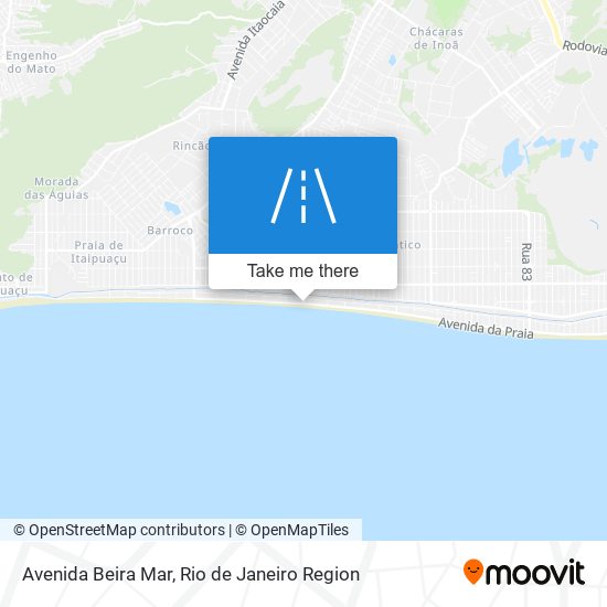 Avenida Beira Mar map