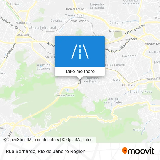 Rua Bernardo map