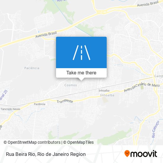 Rua Beira Rio map