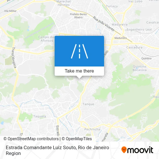 Estrada Comandante Luiz Souto map