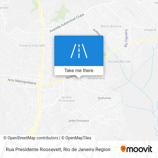 Rua Presidente Roosevelt map