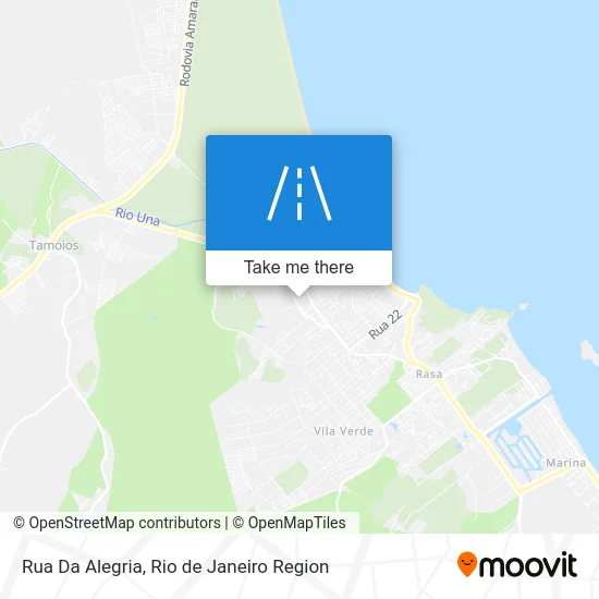 Rua Da Alegria map