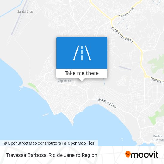 Mapa Travessa Barbosa