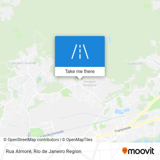 Rua Almoré map