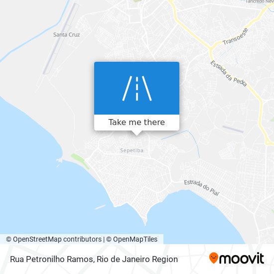 Mapa Rua Petronilho Ramos