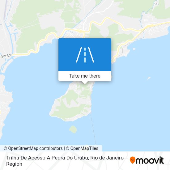 Trilha De Acesso A Pedra Do Urubu map