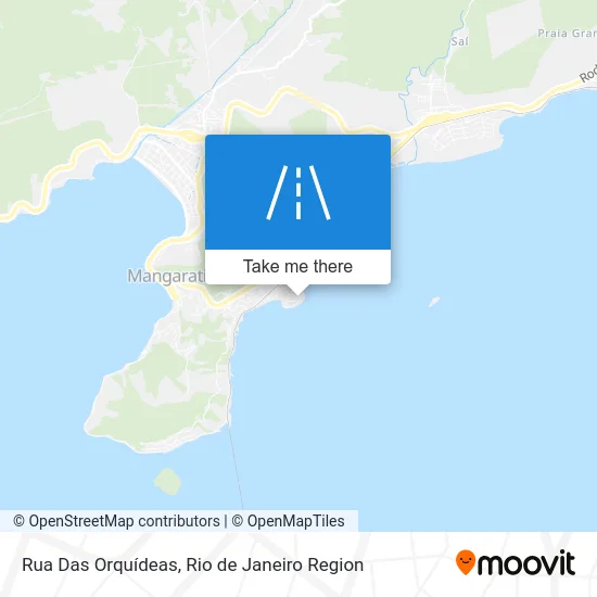 Rua Das Orquídeas map