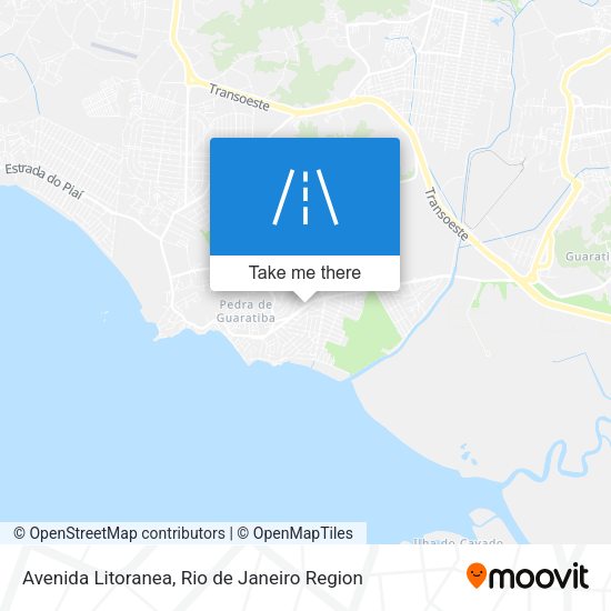 Avenida Litoranea map