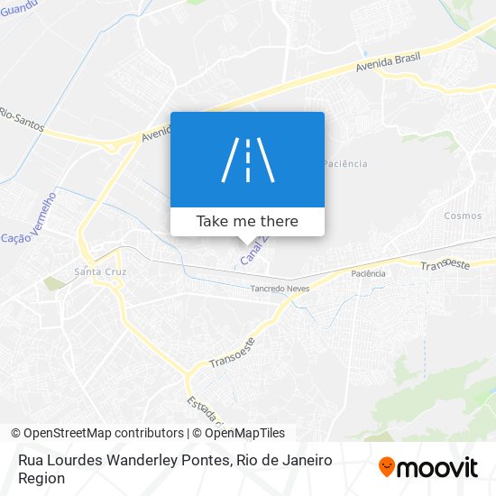 Rua Lourdes Wanderley Pontes map