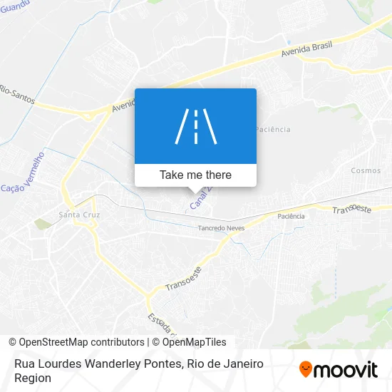 Rua Lourdes Wanderley Pontes map