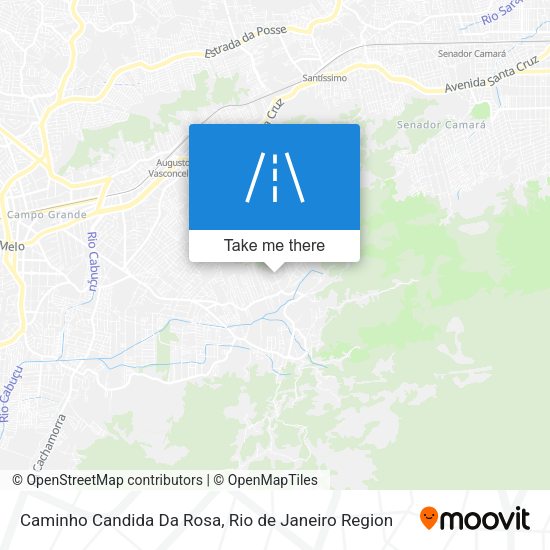 Caminho Candida Da Rosa map