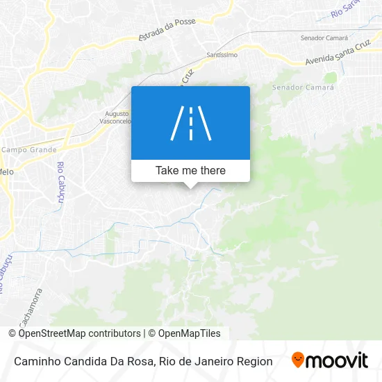 Caminho Candida Da Rosa map