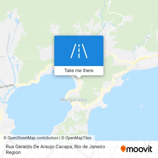 Rua Geraldo De Araujo Cacapa map