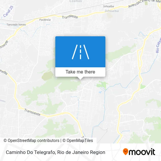 Caminho Do Telegrafo map
