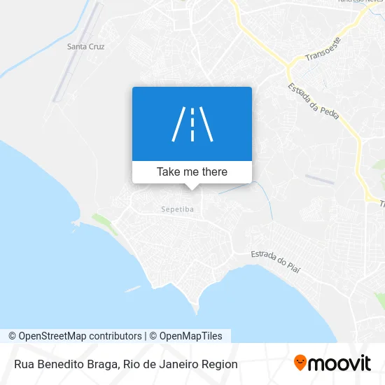 Rua Benedito Braga map