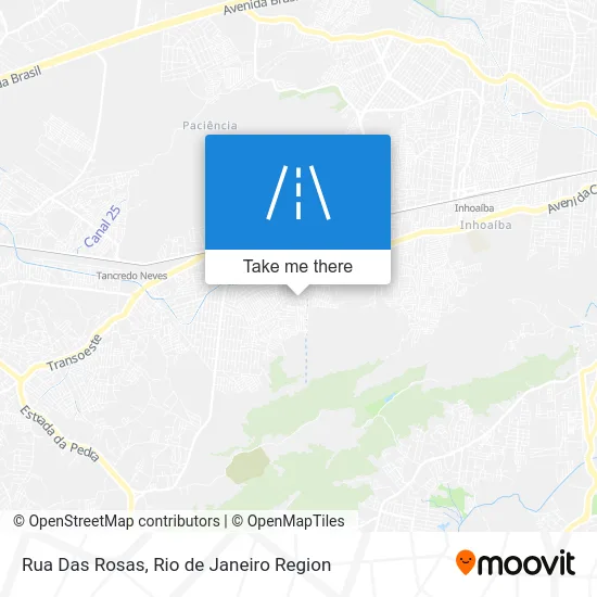 Rua Das Rosas map