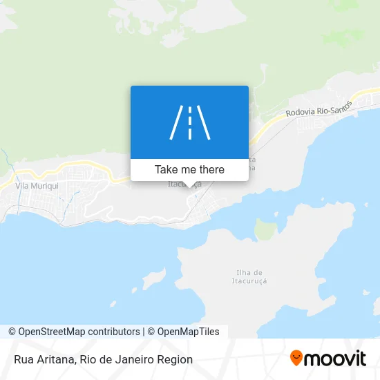 Rua Aritana map