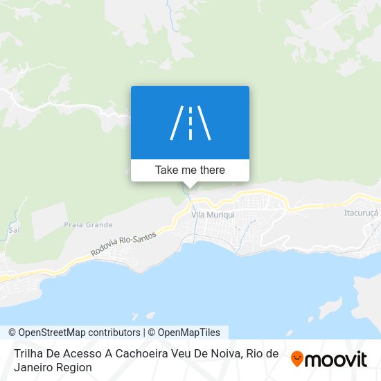 Trilha De Acesso A Cachoeira Veu De Noiva map