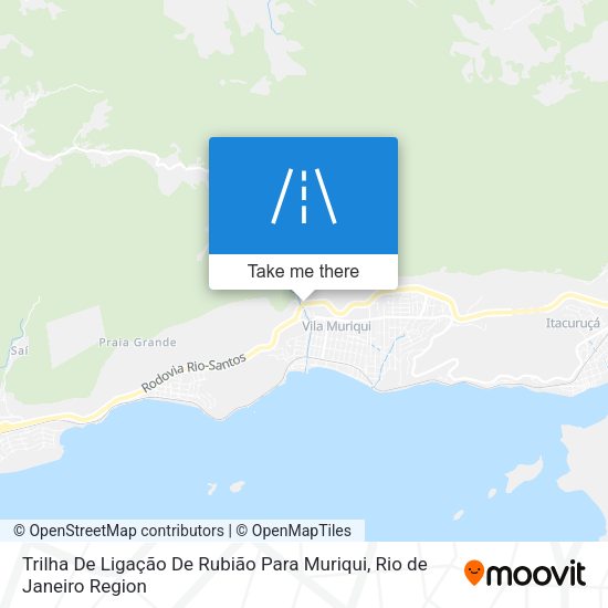 Trilha De Ligação De Rubião Para Muriqui map