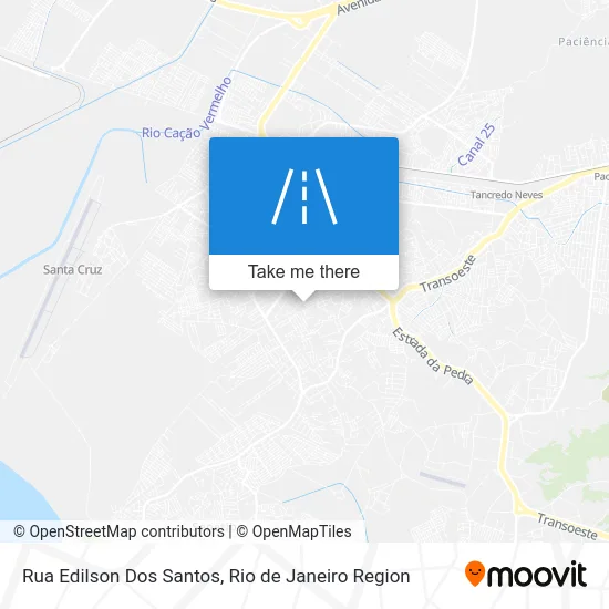 Rua Edilson Dos Santos map