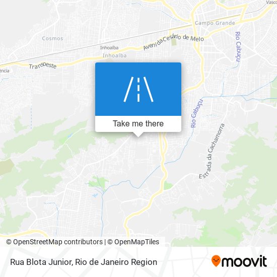 Rua Blota Junior map