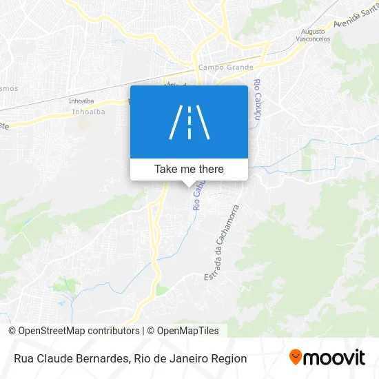 Rua Claude Bernardes map
