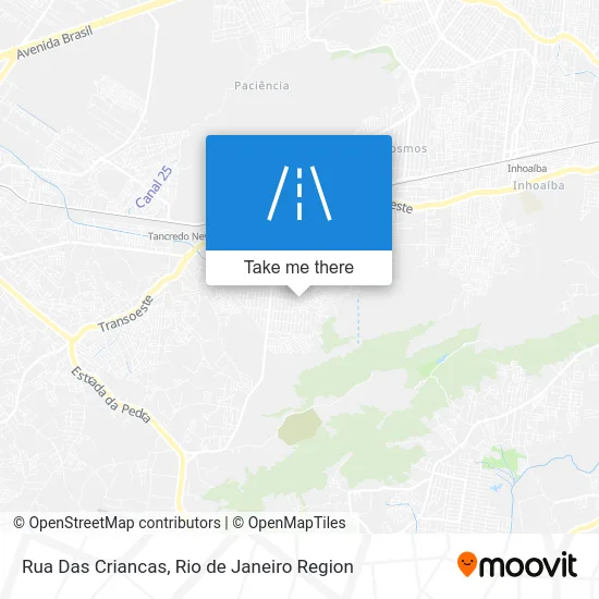 Rua Das Criancas map