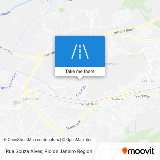Rua Souza Alves map