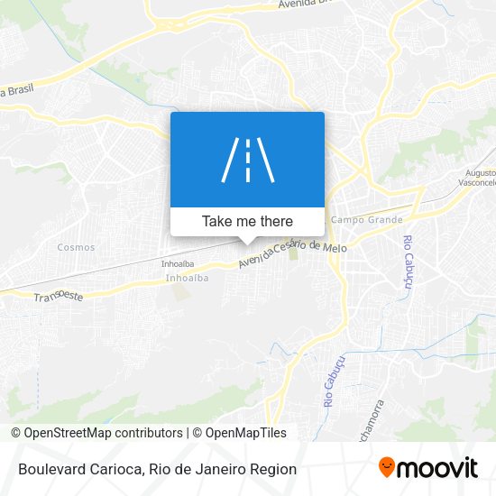 Boulevard Carioca map