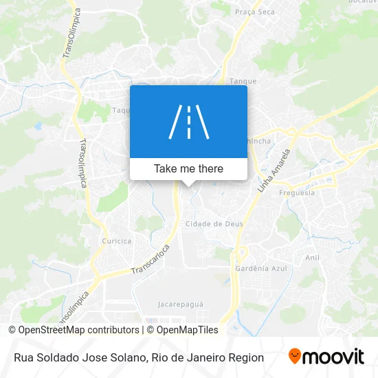 Rua Soldado Jose Solano map