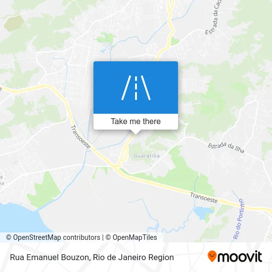 Rua Emanuel Bouzon map