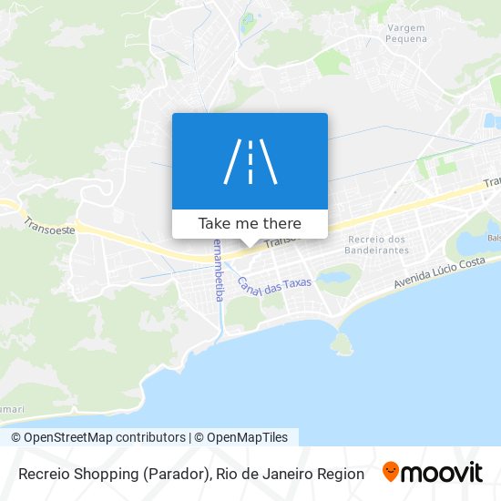 Mapa Recreio Shopping (Parador)