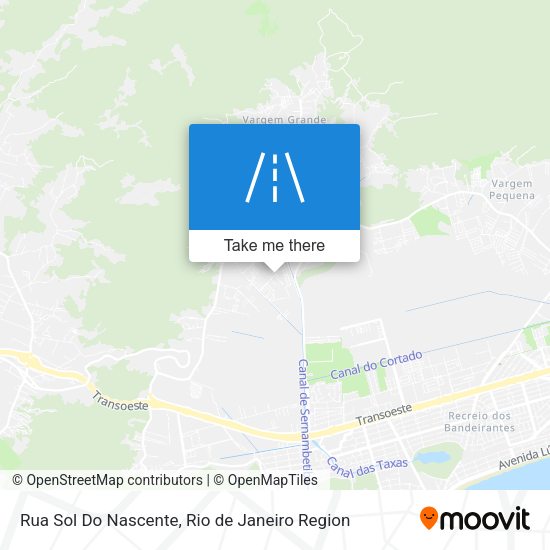 Rua Sol Do Nascente map
