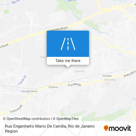 Rua Engenheiro Mario De Candia map