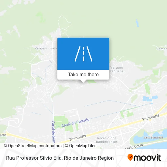 Rua Professor Silvio Elia map
